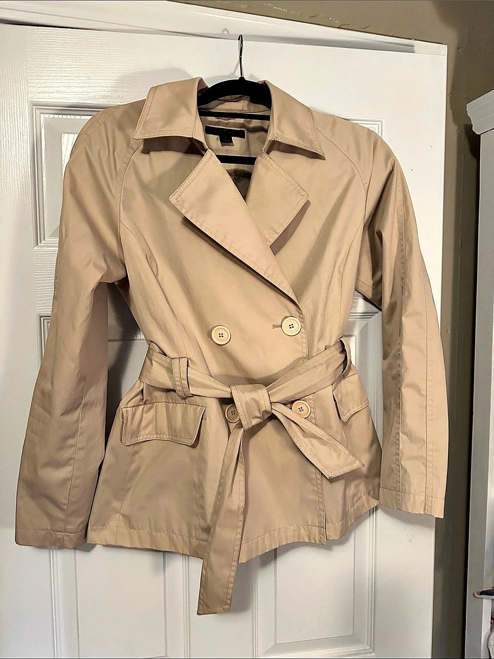 Express Design Studio Women's Tan Trench Coat Size Small